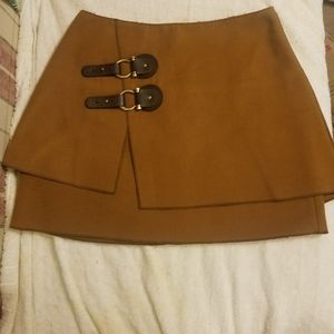 Meadow Rue Buckle Felt Skirt